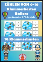 Vorschau - Spiele - Klammerkarten zählen bis 10 und 20 Materialpaket - Deckblatt