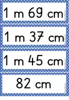Vorschau - Arbeitsblätter - Materialpaket - Längen - Körpermaße - Längen vergleichen - Meter und Zentimeter - Seite 2