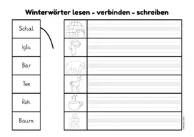 Vorschau - Arbeitsblätter - Materialpaket Winter - Seite 2
