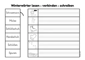 Vorschau - Arbeitsblätter - Materialpaket Winter - Seite 3