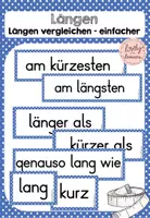 Vorschau - Poster - Längen - Längen vergleichen - Wortspeicher - Deckblatt