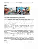 Vorschau - Merkblätter - Cuba – Texto informativo - Deckblatt