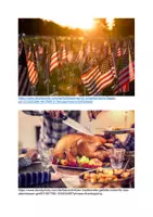 Vorschau - Arbeitsblätter - Feiertage in den USA, holidays, Halloween, Christmas, Memorial Day, Thanksgiving, Independence Day - Seite 1