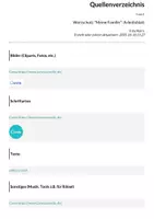 Vorschau - Arbeitsblätter - Wortschatz "Meine Familie": Arbeitsblatt - Seite 1