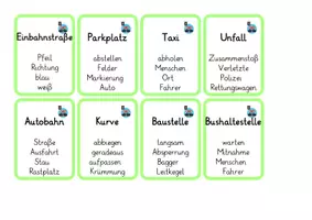 Vorschau - Spiele - Verkehrserziehung: Tabu-Spiel (Verkehrsschilder / Verkehrszeichen) - Sachunterricht - Kl. 3/4 - Seite 3