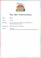 Vorschau - Spiele - Verkehrserziehung: Tabu-Spiel (Verkehrsschilder / Verkehrszeichen) - Sachunterricht - Kl. 3/4 - Seite 1