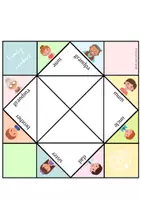 Vista previa - Juegos / Gamificación - Family members - Vocabulario en inglés y en español - página 1