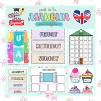 Vista previa - Decoración del aula - ASAMBLEA EN INGLÉS - Portada