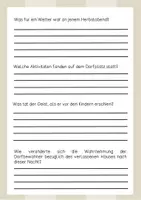Vorschau - Arbeitsblätter - Lesetext (Lesetandem) "Geheimnisvolles Halloween" - mit Fragen zum Text - Seite 3