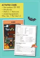 Vista previa - Hojas de trabajo - Halloween I spy - Actividades para el aula de inglés - página 2