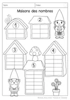 Aperçu - Feuilles d'exercices - Synthèse des maisons / Maisons des nombres - Page 2