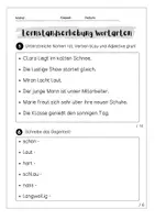 Vorschau - Arbeitsblätter - Lernstandserhebung/ Klassenarbeit Wortarten - Nomen, Adjektive, Verben - Seite 3