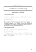 Vorschau - Stundenentwürfe - Lesetandem - schriftlicher Unterrichtsentwurf - Seite 1