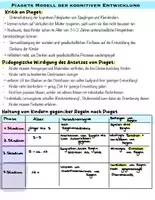 Vorschau - Text - Piaget- Kritik und pädagogische Würdigung - Seite 1