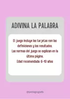 Vista previa - Juegos / Gamificación - Adivina la palabra - página 1