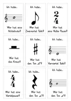 Vorschau - Spiele - "Ich habe... Wer hat...?" Notenwerte, C-Dur-Tonleiter - Seite 3