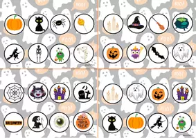 Vista previa - Unidades / Secuencias / Situaciones de Aprendizaje - Ruleta-Bingo Halloween - página 3