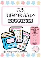 Vorschau - Klassenarbeiten - PAKET: MEIN PICTIONARY SCHLÜSSELANHÄNGER + AKTIVITÄTSBUCH - Seite 1