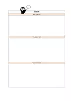 Vorschau - Arbeitsblätter - Vorlage Percept + Fragenkatalog (persönlicher Bildzugang im Kunstunterricht) - Deckblatt