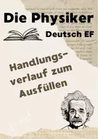 Vorschau - Arbeitsblätter - Die Physiker: Handlungsverlauf zum Ausfüllen (AB) - Deckblatt