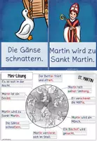 Vorschau - Arbeitsblätter - Schreibspaziergang Wimmelbild Sankt Martin Klasse 1/2 differenziert - Seite 3