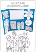 Vorschau - Arbeitsblätter - Lapbook - Meine Familie - Bastelvorlage - Seite 1