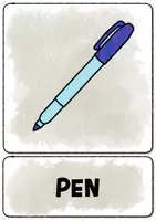 Vorschau - Bildkarten - Picture & Word Cards - What is in my schoolbag? - Seite 2