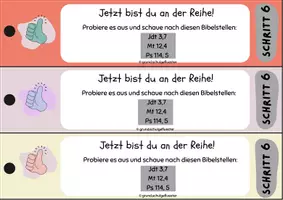 Vorschau - Merkblätter - Bibelfächer - Bibelstellen nachschlagen - Religion - Seite 3
