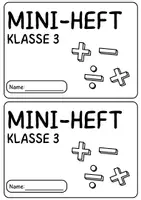 Vorschau - Arbeitsblätter - Mathe Klasse 3 Miniheft - Seite 1