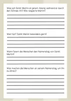 Vorschau - Arbeitsblätter - Lesetext (Lesetandem) "Sankt Martin" - mit Fragen zum Text - Seite 2