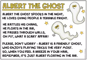 Vorschau - Arbeitsblätter - HALLOWEEN - Poem (Gedicht für den Englischunterricht) - Seite 1