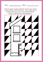 Vorschau - Arbeitsblätter - Symmetrie | Bilder malen | Kunst Grundschule - Seite 3