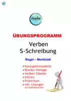 Vorschau - Arbeitsblätter - PAKET 1 : s - ss - ß (Rechtschreib-Training) - Seite 1