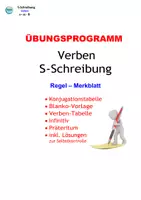 Vorschau - Arbeitsblätter - freebie: S-Schreibung - Wichtige Verben - Seite 3