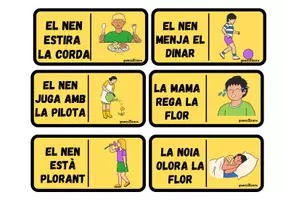 Vista previa - Juegos / Gamificación - Domino comprensió lectora. Català - página 3