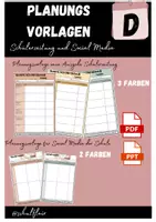 Vorschau - Arbeitsblätter - Planungsvorlagen Schülerzeitung - Deckblatt