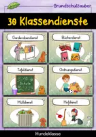 Vorschau - Präsentationen/Tafelbilder - 30 Hunde Klassendienste für die Hundeklasse - Deckblatt