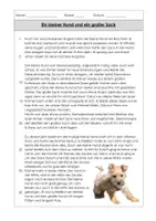 Vorschau - Klassenarbeiten - Lernzielkontrolle Lesen 4. Klasse Probe - Seite 1