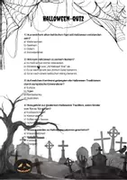 Vorschau - Text - Geschichte von Halloween + Quiz + Video - Seite 2