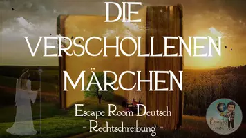 Vorschau - Stundenentwürfe - ESCAPE ROOM DEUTSCH - Rechtschreibung - Deckblatt