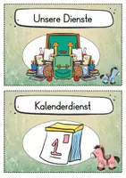 Vorschau - Präsentationen/Tafelbilder - 30 Pferde Klassendienste für die Pferdeklasse - Seite 1