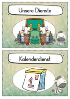 Vorschau - Präsentationen/Tafelbilder - 30 Zebra Klassendienste für die Zebraklasse - Seite 1