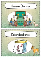 Vorschau - Präsentationen/Tafelbilder - 30 Ziegen Klassendienste für die Ziegenklasse - Seite 1