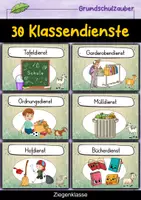 Vorschau - Präsentationen/Tafelbilder - 30 Ziegen Klassendienste für die Ziegenklasse - Deckblatt