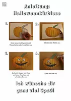 Vorschau - Stundenentwürfe - Halloweenkürbisse in Collagetechnik1 - Seite 1