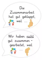 Vorschau - Anderer Materialtyp - Reflexion Impulskarten (Satzanfänge) - Fächerübergreifend - Kl. 3/4 - Seite 2