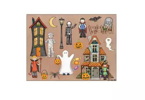 Vorschau - Bildkarten - Halloween Wimmelbild - Seite 3