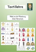 Vorschau - Spiele - Merk es dir! Kleidung - zwei Versionen - Deckblatt