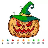 Vorschau - Arbeitsblätter - Einmaleins 1x1 Rechenmalblätter für Halloween (Klasse 2/3) - Seite 2