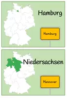 Vorschau - Stationenlernen - Bundesländer Deutschland - Tafelmaterial - Seite 2